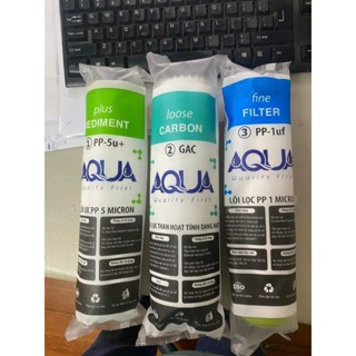 Bộ 3 Quả Lõi Lọc Nước 1-2-3 AQUA / Lõi Lọc Nước Aqua TL hàng Tốt Chất lượng