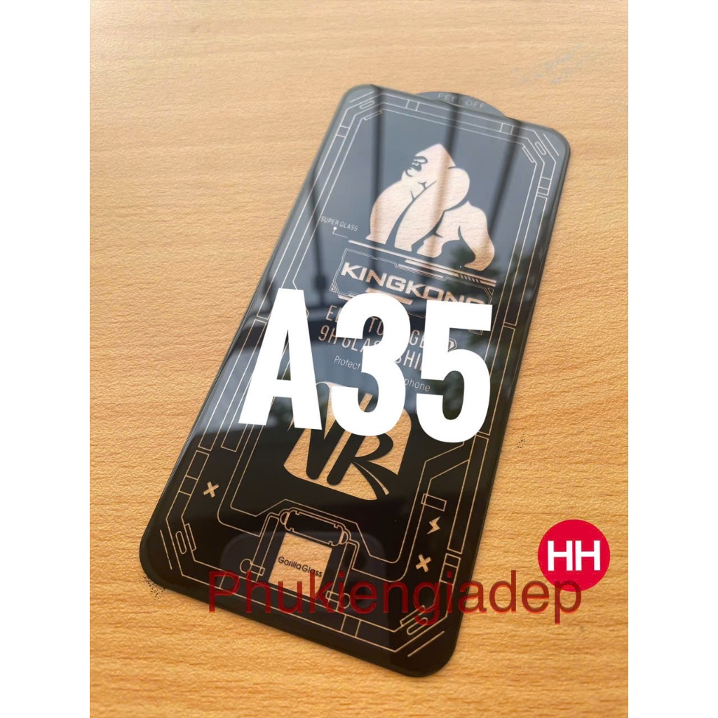 Kính cường lực KINGKONG Samsung Galaxy A35 Full màn hình (THẾ HỆ II)