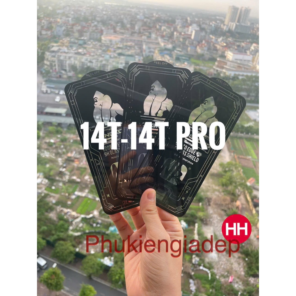 Kính cường lực KINGKONG Xiaomi 14T , 14T Pro Full màn hình (THẾ HỆ II)