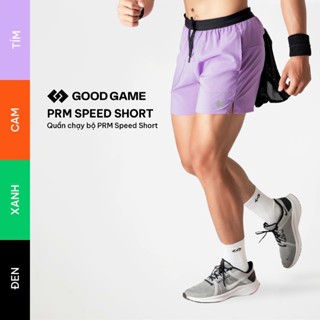 Quần Đùi Thể Thao Chạy Bộ Chất Vải Siêu Nhẹ Thoáng Khí Thoải Mái GOOD GAME Premium Speed Short 5inch