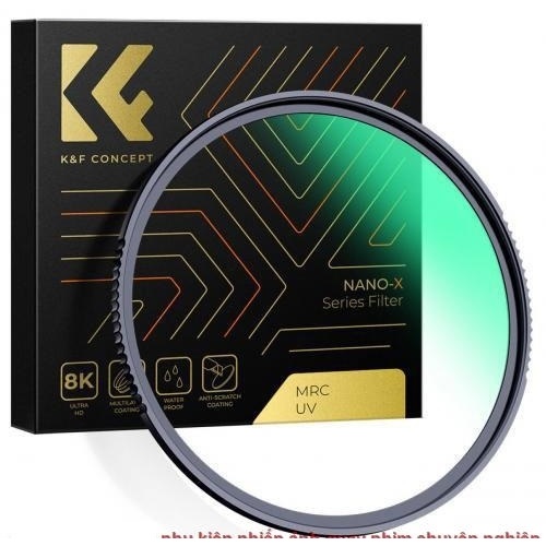 Filter K&F concept Nano-X MRC MC UV chống nước chống trầy GERMAN OPTICS Schott B270