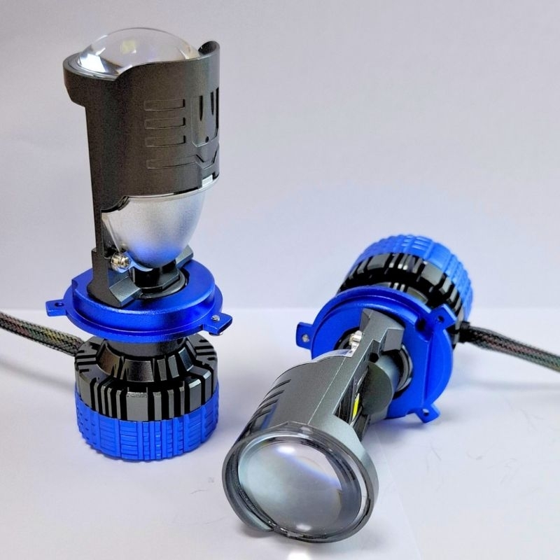 Đèn pha Led bi cầu T90 Pro - 90w siêu sáng chân H4, Lắp zin ô tô xe máy ( giá 1 bóng).