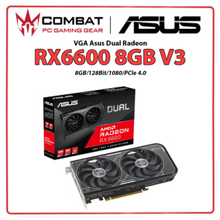  VGA - Card màn hình ASUS DUAL RADEON RX 6600 V3 8GB GDDR6   DUAL-RX6600-8G-V3   Hàng chính hãng 