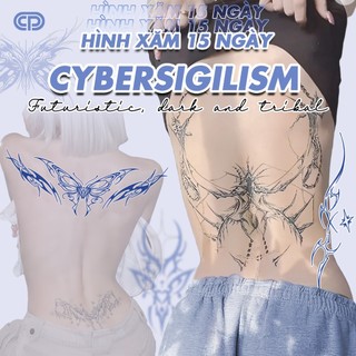 [CYBERSIGILISM] - Hình xăm tạm thời 15 NGÀY - chống nước, cọ xát CÔNG NGHỆ, TƯƠNG LAI, HOẠT TIẾT, MA QUÁI, GỢI CẢM