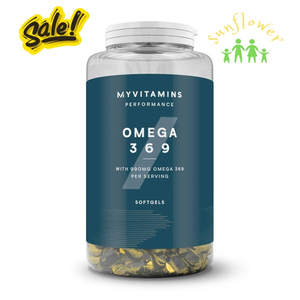 Viên uống bổ sung omega 369 Myvitamins 120 viên uk