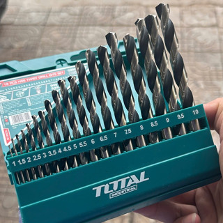 Bộ 19 Mũi Khoan Kim Loại HSS TOTAL TACSD0195