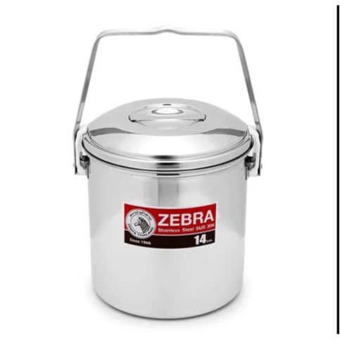 CẶP LỒNG INOX 14CM CÓ 01 NGĂN PHỤ - THƯƠNG HIỆU ZEBRA SỐ 1 - NK THÁI LAN