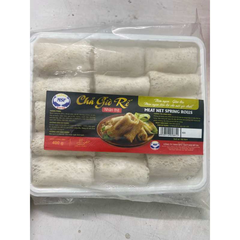 Chả Giò Rế Thịt  400g (30 cuộn)