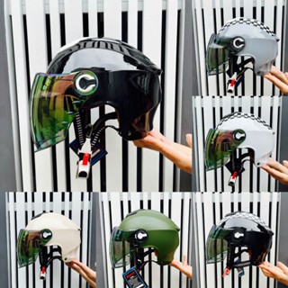 Mũ Bảo Hiểm 1/2 Đầu NAPOLI N011 Có Kính Chắn Gió ,Che Hết Mặc /Bảo Hành Chính Hãng.