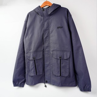 Áo khoác nam nữ kaki JKSG, jacket unisex Hallelujah có lớp lót trong, áo khoác chống nắng có nón che