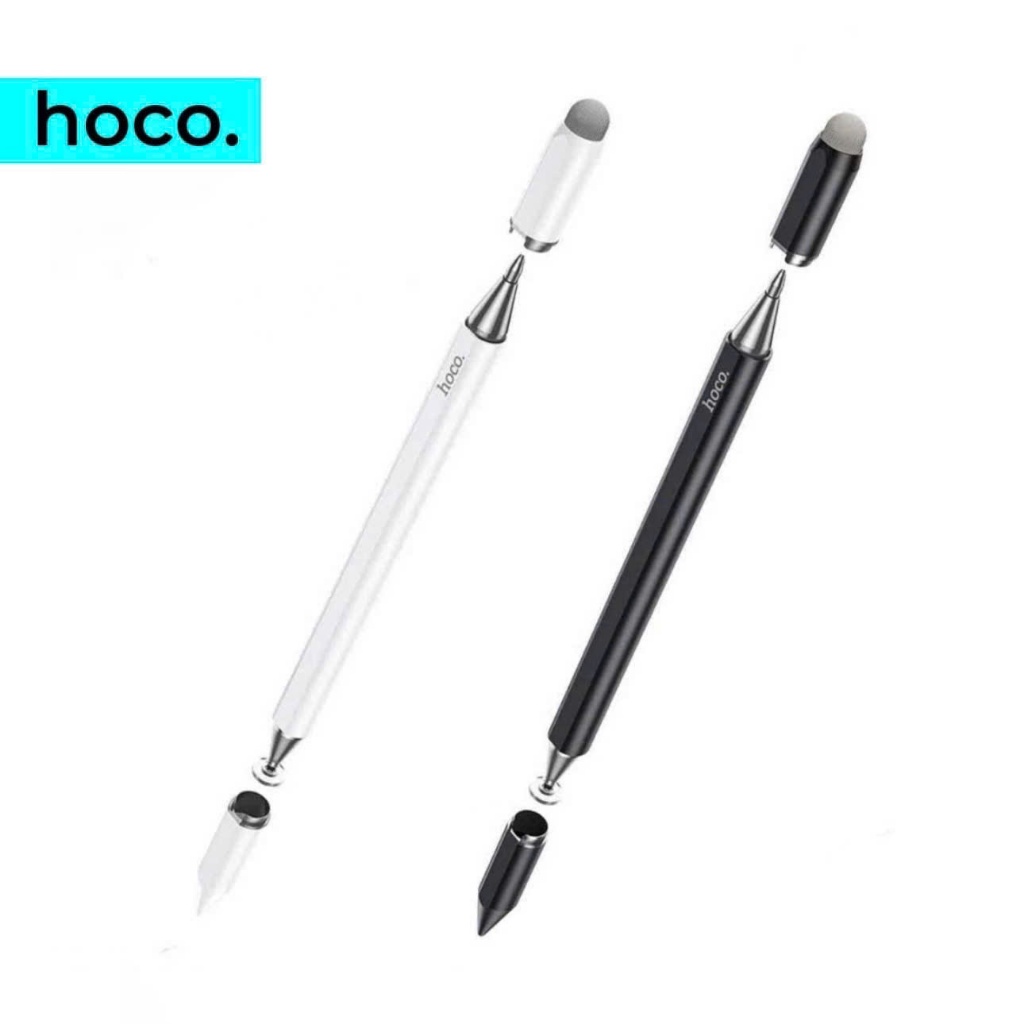 Bút cảm ứng chính hãng Hoco 2 đầu tiện lơi dùng cho máy tính bảng các dòng điện thoại... nhạy cảm nét vẽ mượt mà