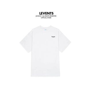  Áo Thun Levents Mini Popular Logo  White 100% Cotton Unisex T-shirt Oversized 