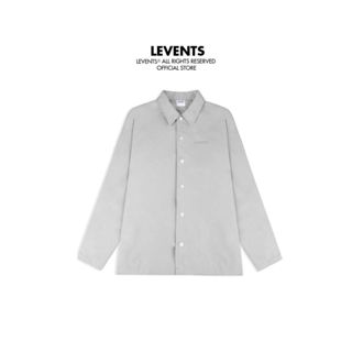 Áo Khoác Levents Coach/ Grey Jacket Chất Dù Unisex Oversized