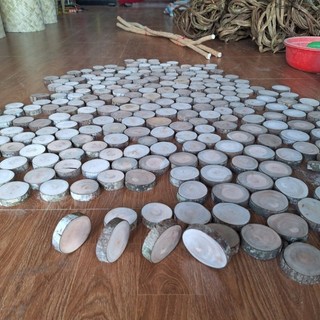 Lát gỗ dùng decor trang trí