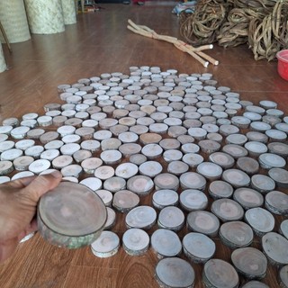 Lát gỗ dùng decor trang trí