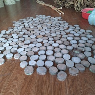 Lát gỗ dùng decor trang trí