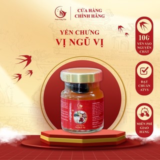   Hoả Tốc Tổ Yến Sào Chưng Sẵn Vị Ngũ Vị 50% yến tươi  hũ 70ml - Quà Tặng Quà Biếu Tết - Nam Cung Yến 
