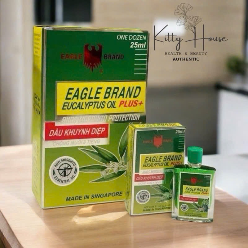 Dầu Khuynh Diệp Chống Muỗi Eagle Brand Eucalyptus Oil Plus + 25ml