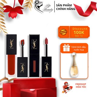  Son Kem YSL Rouge Rebel  Velvet Cream Siêu Lì Mềm Mại 6ml 