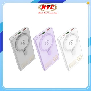 Cục tích điện không dây Hoco Q22 10000mAh Wireless Charge 15W, QC 3.0 22.5W và TypeC PD 20W - Nhất Tín Computer