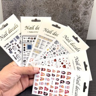 Sticker miếng dán móng 3d các mẫu hoa bướm
