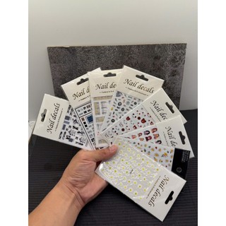 Sticker miếng dán móng 3d các mẫu hoa bướm