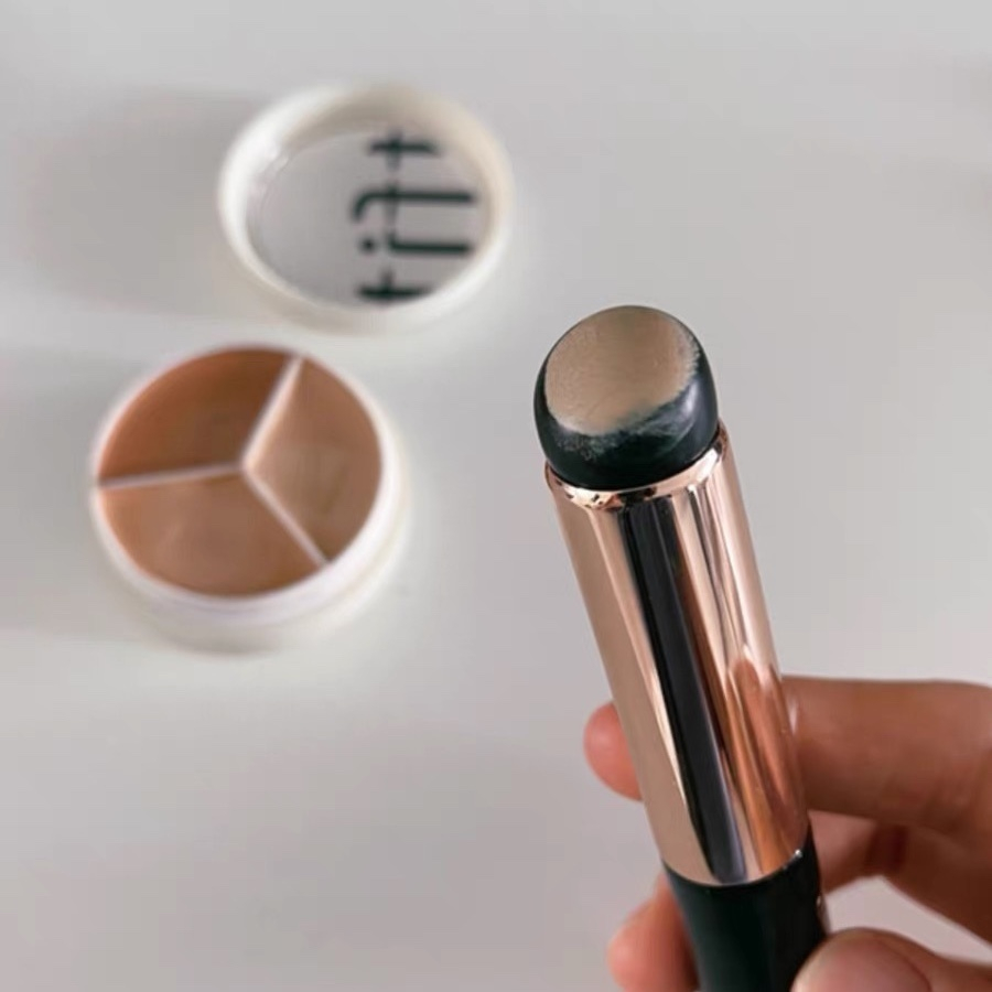 Cọ trang điểm môi đầu thạch Silicone tròn đàn hồi che khuyết điểm