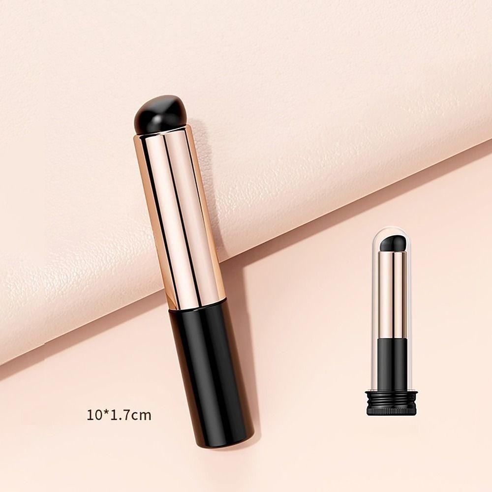 Cọ trang điểm môi đầu thạch Silicone tròn đàn hồi che khuyết điểm