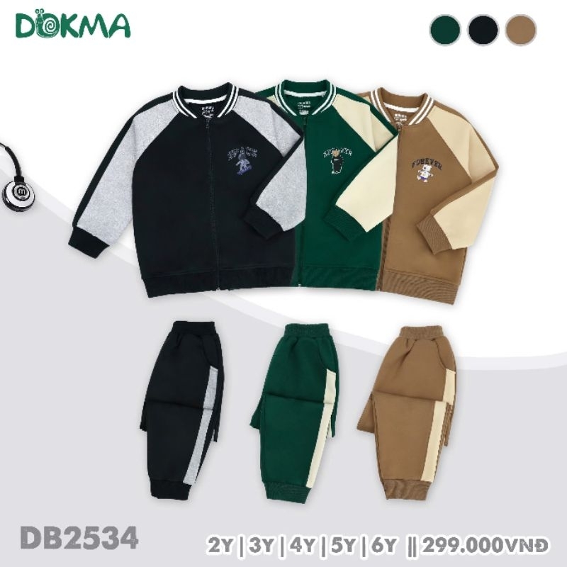 [Dokma] Bộ bé trai DB2534