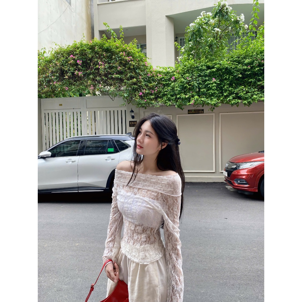 DOVIE - Áo Ren Trễ Vai Dáng Ôm Body - Renee Top (Không kèm áo quây)
