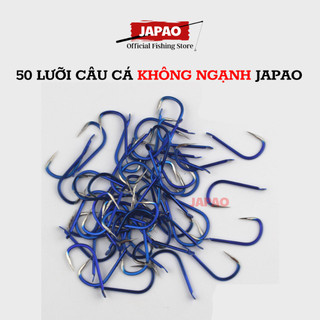  Lưỡi câu cá không ngạnh câu đài rô chép diếc Japao lưỡi thép cường lực cứng sắc bén buộc lăng xê 