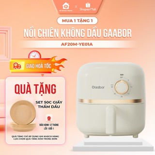 Nồi chiên không dầu GAABOR AF20M-YE01A /AF65T-BK01A dung tích 2L -6.5L công suất 900W -1500W nóng nhanh, nhỏ gọn, giá rẻ