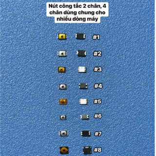 Nút công tắc 2 chân, 4 chân dùng chung cho nhiều dòng máy (combo 10 chiếc)