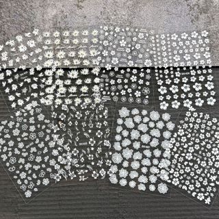 Miếng dán móng tay hình hoa Sticker dán móng 3d