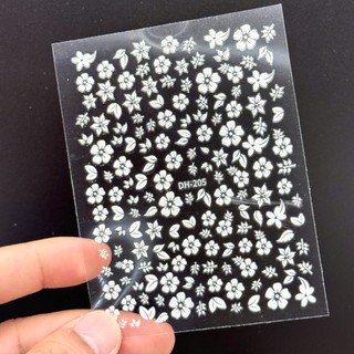 Miếng dán móng tay hình hoa Sticker dán móng 3d