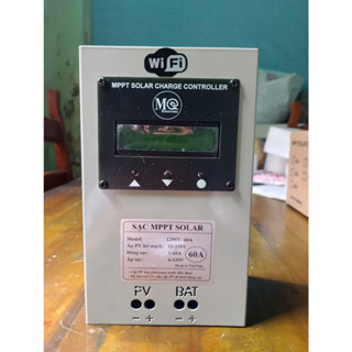 Sạc MPPT năng lượng mặt trời 60A có wifi hệ 12-24V bảo hành 12 tháng.