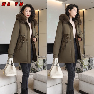 (MÙNG 6 ĐI HÀNG) Áo Parka Phao Dáng Dài Lót Lông Siêu Ấm Hàng Quảng Châu Lót Lông Mã 605