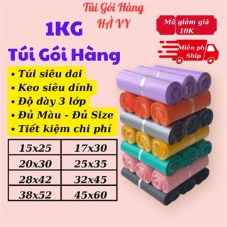 Túi gói hàng niêm phong siêu dai dính chắc, túi niêm phong đóng hàng 3 lớp cao cấp