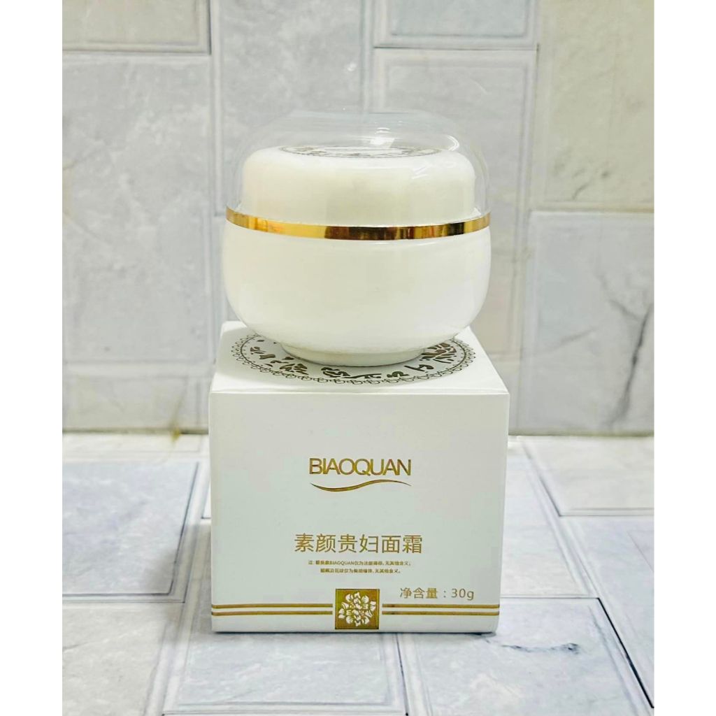 Kem dưỡng trắng mịn da ngừa mụn khử nám BIAOQUAN White Cream.
