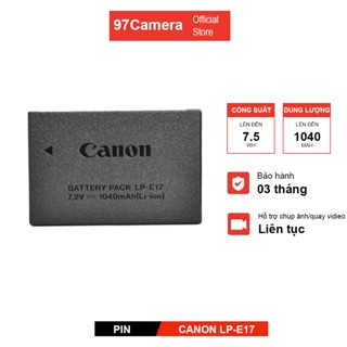 Pin Canon LP E17 dung lượng cao cho Canon 750D, 760D, 800D, KISS X8I, REBEL T6S, T6I, EOS M3, M6