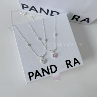    FULLBOX PANDORA  Dây chuyền bạc nữ OCTOBERRJEWELRY - Dây chuyền bạn thân thiết kế nhẹ nhàng 