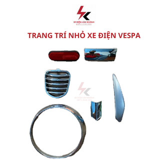 Bộ Trang Trí Nhỏ Xe Máy Điện Vespa, Trang Trí Xe Điện Vespa
