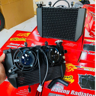 Két nước lớn cong REDLEO 2 quạt và 1 quạt cho xe Exciter 135, 150, 155, Winner, Sonnic chính hãng