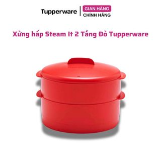 Xửng hấp Steam It 2 Tầng Đỏ Tupperware