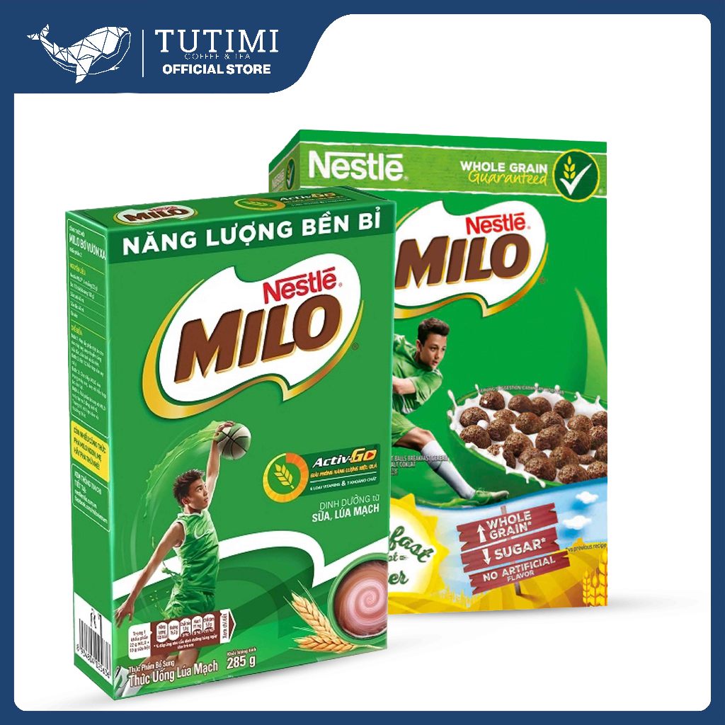 Combo Bột Milo + Bánh Ngũ Cốc NESTLÉ