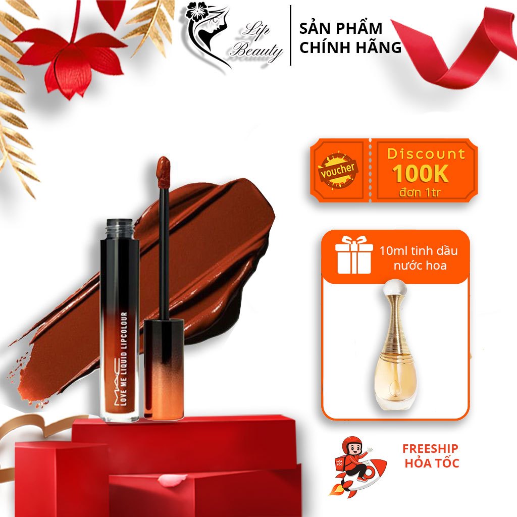 Son Kem Mac Love Me Liquid Lipcolour Chứa Dưỡng Ẩm Bền Màu Suốt 12 Tiếng 3ml