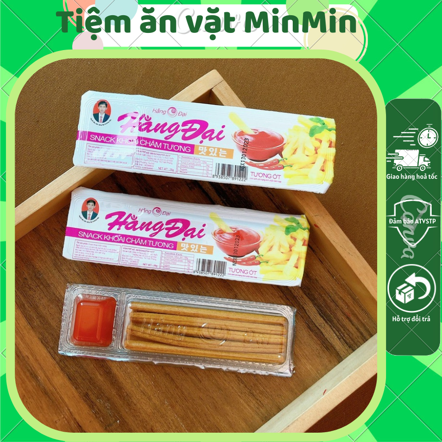 Snack khoai chấm tương Hằng Đại (hộp 26g)