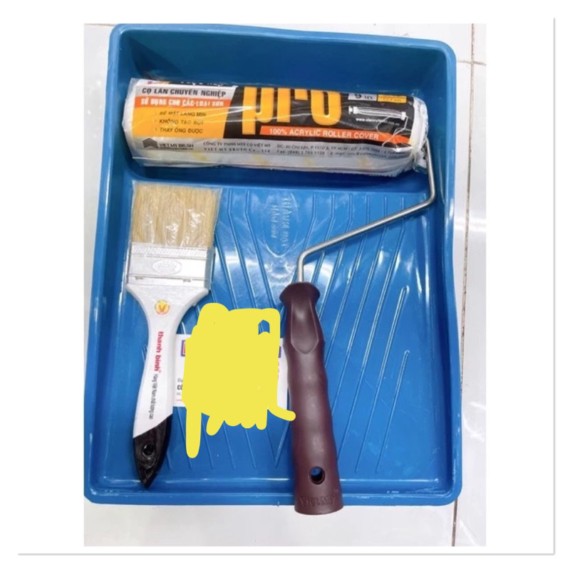 Dụng Cụ Đi Kèm Khi Tự Sơn Nhà ( Ít Dơ Dành Cho Khách Tự Mua Về Sơn )