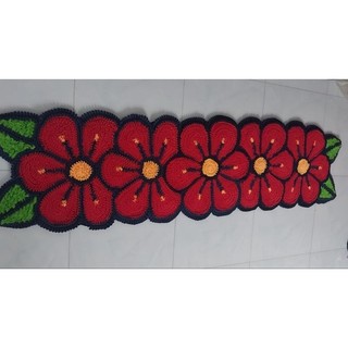 set thảm nhà bếp hình hoa(5bông+2 bông)
