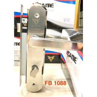 KSAITE - ĐẦU TRÂU FB 1088 Khoá tay gạt cửa đi và phòng dài 260mm Inox SUS 304 – BH 1 năm